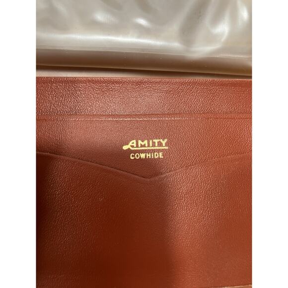 Amity Cowhide French Purse Wallet - Picture 8 of 11